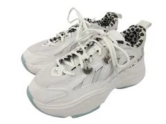 アディダス adidas OZGAIA オズガイア JP8419 スニーカー 24cm ホワイト レオパード柄 厚底 シューズ 靴