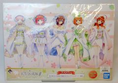 一番くじ 五等分の花嫁 ラストワン賞 クリア色紙セット おまけ♪ 五等分の花嫁 くじ ラストワン賞➕@一花・三玖色紙＆クリアファイル