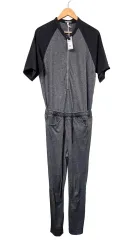 G-STAR半袖メランジグレーオールインワン