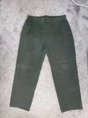 TIME HOMME ズボン スラックス リラックスフィット パンツ グレー 32