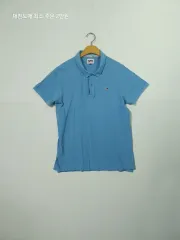 トミーヒルフィガー ブルー 半袖 ポロTシャツ 00031