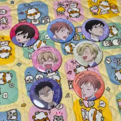 (全種) お蘭高校ホスト部 Toonique 特典 缶バッジ カフスボタン セット