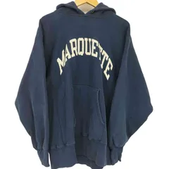 チャンピオン Champion 90s USA製 MARQUETTE REVERSE WEAVE SWEAT PARKA リバースウィーブ パーカー RW メンズ import：L 