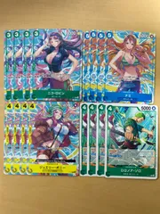 ワンピースカードゲーム 交流会 プロモ ニコ・ロビン ナミ ジュエリー・ボニー ロロノア・ゾロ 各4枚