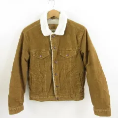 ギャップ GAP DENIM コーデュロイジャケット 長袖 裏ボア 茶 S *A184