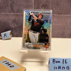 2021 Bowman Chrome Adley Rutschman Baltimore Orioles Mojo Refractor Parallel カード