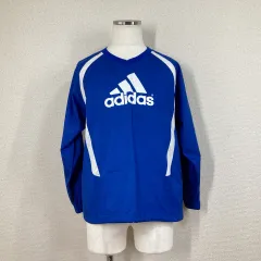 【アディダス】ピステ　ブルゾン ウインドブレーカー　ブルー　160　adidas　サッカー　小学生　中学生　部活 ライトアウター スポーツ 