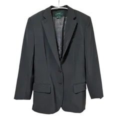 ZM1676 LAUREN RALPH LAUREN ラルフローレン テーラードジャケット グレー系 フォーマル レディース 8 サイズ