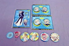 【未開封品・開封品混在】にじさんじ　放課後オリエンス　Enjoy　School Life！　緋八マナ　アクリルスタンド　缶バッチ　グッズまとめ 830