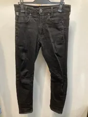 ◆G-STARRAW ジースター・ロウ デニムパンツ W29/L32 黒 ブラック 3D/SLIM D-STAQ ボトムス ジーンズ 中古◆15811