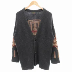ペンドルトン PENDLETON ×ジャーナルスタンダード JOURNAL STANDARD カーディガン ニット ネイティブ柄 長袖 M グレー /GV ■GY35