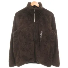 ユニクロ UNIQLO タグ付き 19AW ファーリーフリースフルジップジャケット ジップアップ L ダークブラウン 341-418712 /GV
