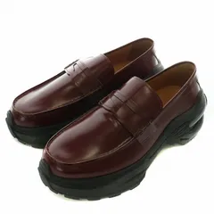 マルタンマルジェラ Martin Margiela ローファー レザー 厚底 ラウンドトゥ 43 28cm 茶色 ブラウン /XZ ■GY17のサムネイル