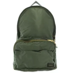 ポーター PORTER タンカー デイパック TANKER DAYPACK リュックサック ロゴ ナイロン セージグリーン /GV