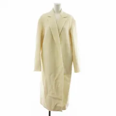 セオリー Theory 24AW New Divide GC Relaxed Coat チェスターコート ロング丈 ウール カシミヤ混 P 白 ホワイト 4309608 /AN16