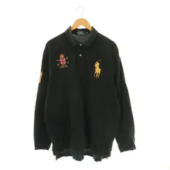 ポロ バイ ラルフローレン Polo by Ralph Lauren ポロシャツ カットソー ポニー刺繍 XL 黒 /CX ■OS ■GY53