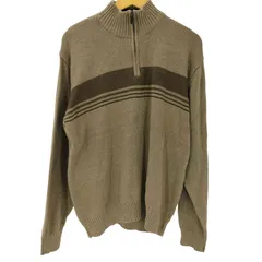 ユーエスポロアッスン U.S.POLO ASSN ボーダー ハーフジップニット メンズ import：XL 