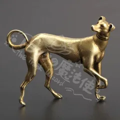 ビンテージ　犬　銅製　ドイツ　置物　インテリア　工芸品　美術品　A2711 ビンテージ 犬 銅製 ドイツ 置物 インテリア 工芸品 美術品 A2711