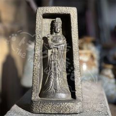 新年ギフトガンダーラ禅定坐像 石仏 鎮宅 辟邪 開運 風水 招財 置物