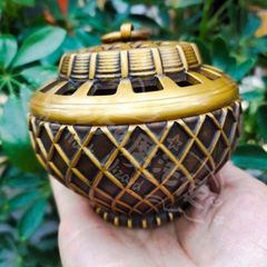 新年ギフト景徳鎮 乾隆青花四方花鳥瓶 陶磁器 装飾品 現代工芸品 美術