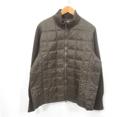 未使用 TAION ベーシック ハイネックWジップ ニットスリーブダウンジャケット