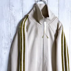 【国内正規品】adidas ベージュ スリーライン トラックジャケット #256