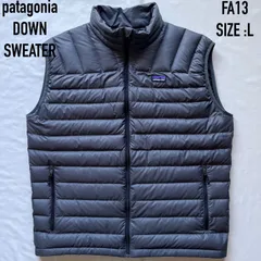 patagonia パタゴニア　ダウンセーターベスト　fa13 Dグレー　Lサイズ
