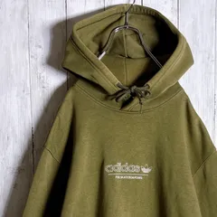 【国内正規品】adidas originals グリーンカーキ パーカー #96