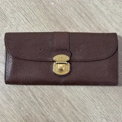 LOUIS VUITTON ルイヴィトン　モノグラムマヒナ　長財布　ブラウン系