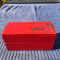 【未使用】輪島塗り　黒漆重箱　木製　三段　本漆塗　ブラック×レッド 未使用】輪島塗り 黒漆重箱 木製 三段 本漆塗 ブラック×レッド