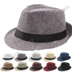 新品未使用 麦わら帽子 メンズ ハット レディース 農作業 ストローハット 中折れハット 日よけ帽子 40代 50代 夏 父の日 CZW1207P224