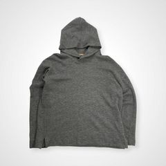 BAMBOO SHOOTS サーマル 後付けパーカー グレー LARGE 日本製 - メルカリ