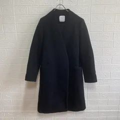 UNITED TOKYO ユナイテッドトウキョウ 509558002 Ｖネック ノーカラーコート アウター ブラック【中古】 レディース