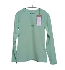 【新品】MAMMUT QD Logo Print L/S M 薄グリーン