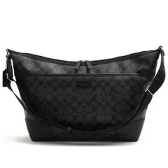 コーチ／COACH バッグ ショルダーバッグ 鞄 メンズ 男性 男性用 PVC レザー 革 ブラック 黒  F71107 シグネチャー トランジット メッセンジャーバッグ シグネチャー柄 メッセンジャーバッグ ボディバッグ