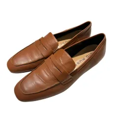 FABIO RUSCONI (ファビオルスコーニ) ■ ⑤ レザーローファー レディース ブラウン 37