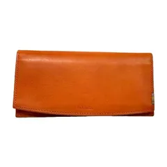 未使用 ポールスミス 長財布 レザー ブラウンー　茶色　マルチストライプ　コインケースあり 財布 メンズ レディース Paul Smith 二つ折り BPS535　レンガ