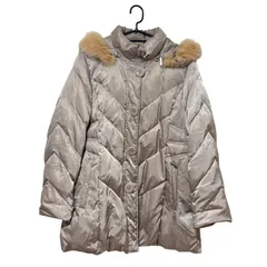 【一点物】BALMAIN バルマン アウター ダウンジャケット ベージュ ポリエステル100% Mサイズ B17