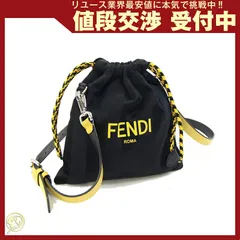  フェンディ ショルダーバッグ スリムクラッチ ブラック 