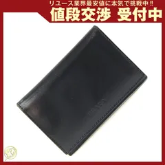  プラダ 名刺入れ ブラック レザー 中古 カードケース