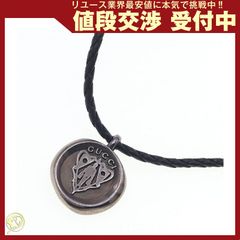 グッチ クレスト メダルモチーフ レザー チョーカー 925 - メルカリ