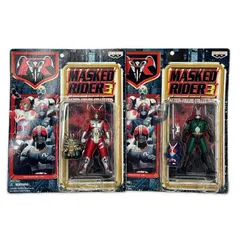未使用 BANPRESTO ２点 まとめ売り 仮面ライダー MASKEDRIDER3 アクションフィギュア ZX BLACK RX フィギュア