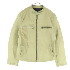 Banana Republic バナナリパブリック 長袖 シングル レザージャケット M ブラウン系 牛革 メンズ 古着