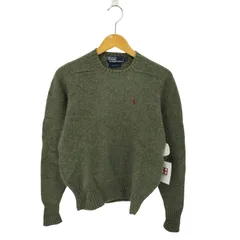 ポロバイラルフローレン Polo by RALPH LAUREN 90-00s ポニー刺繍 ウール クルーネック ニットセーター レディース  M