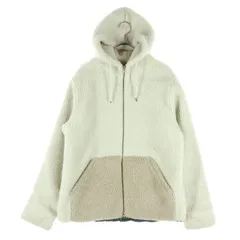 Design Tshirts Store graniph デザインティーシャツストアグラニフ 長袖 ジップパーカー S ホワイト フリース レディース 古着