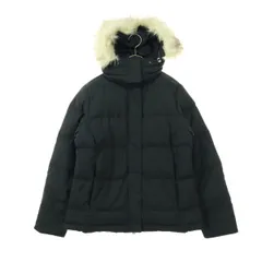 L.L.Bean エルエルビーン 長袖 フード付き ダウンジャケット XS ブラック レディース 古着