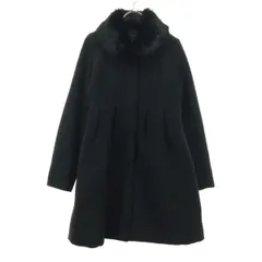 MERCURYDUO マーキュリーデュオ 長袖 ロング ファーコート F ブラック レディース 古着