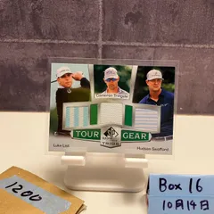 2021 Upper Deck Luke List Cameron Tringale Hudson Swafford Triple ジャージ Memorabilia Card カード