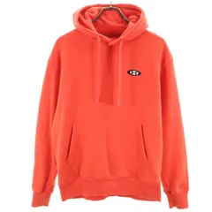 UNDER ARMOUR アンダーアーマー 長袖 スウェットパーカー MD オレンジ 裏起毛 メンズ 古着