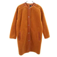 adidas アディダス ボアコート L オレンジ系 メンズ 古着